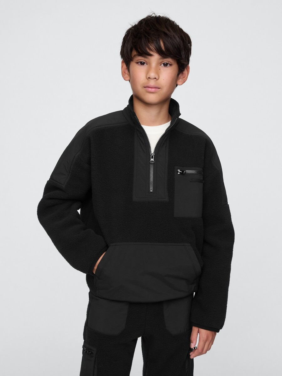 Buzo Cozy Niño - Black 22 