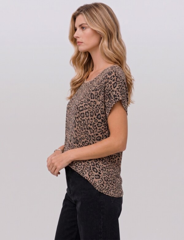 Blusa Lurex MARRON/MULTI