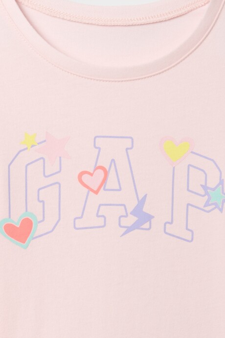Remera Logo Gap Toddler Niña Cherry Blossom