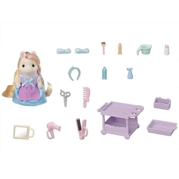 Sylvanian Families Set Pony Estilista Peluquera Figura + Acc Sylvanian Families Set Pony Estilista Peluquera Figura + Acc