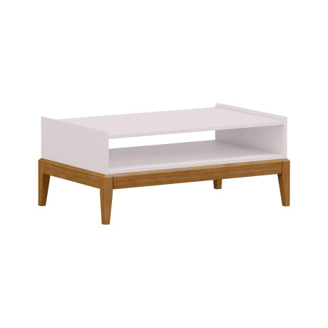 Mesa de Centro Línea Milán Blanco/Natural