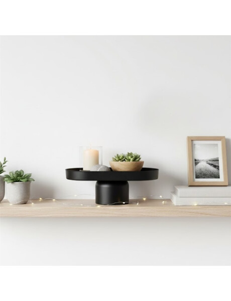 BANDEJA C/SOPORTE ALTO 30x15x13CM NEGRO BANDEJA C/SOPORTE ALTO 30x15x13CM NEGRO