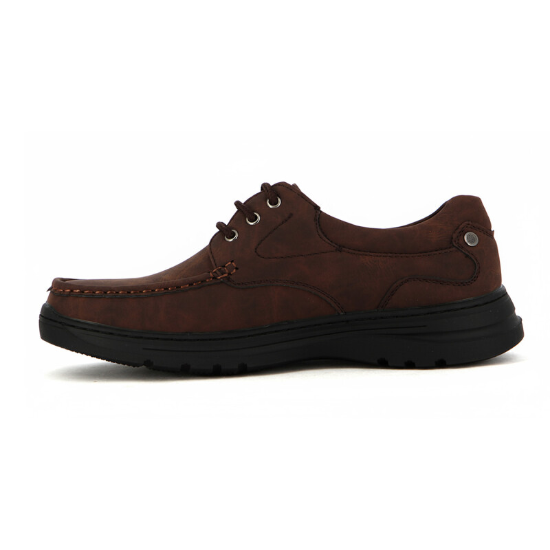 Zapato Casual Hombre Giantti Velo Marron
