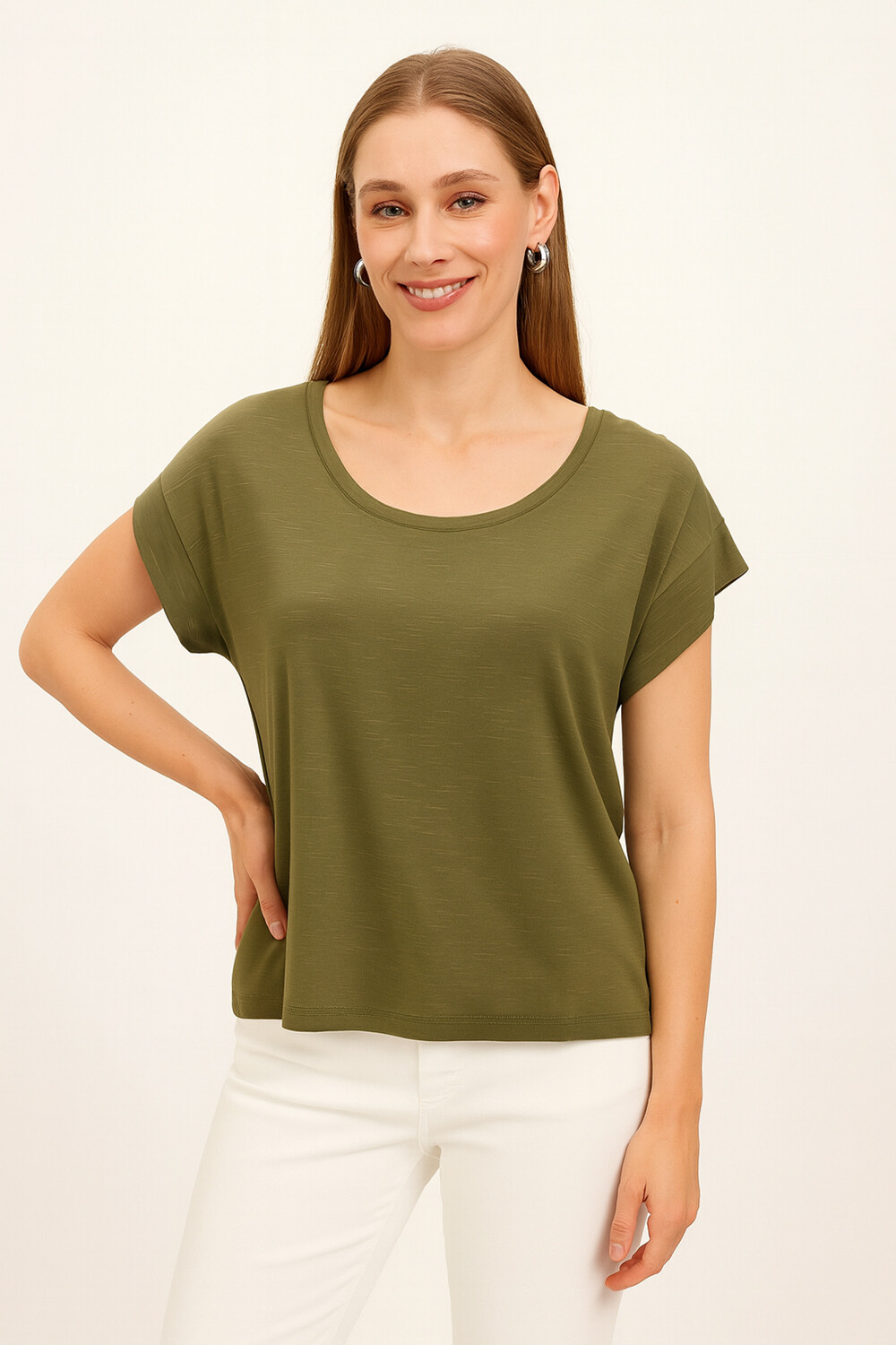 Remera Ailana Verde Oliva
