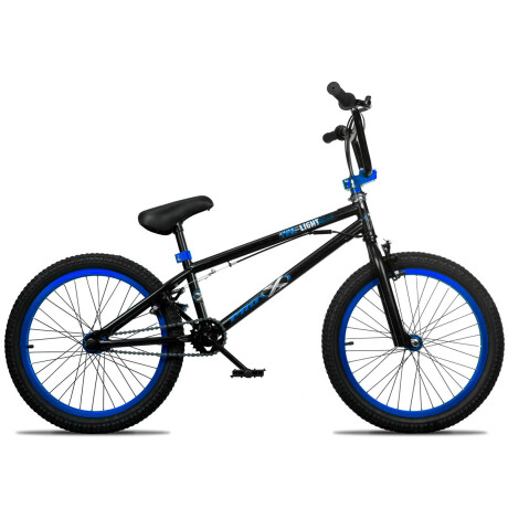 Bicicleta Freestyle Bmx Rodado 20 Rotor Giro 360° Negro-Azul