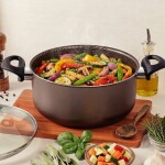 CACEROLA TRAMONTINA PARIS TAPA DE VIDRIO • 3.8L • 22cm CACEROLA TRAMONTINA PARIS TAPA DE VIDRIO • 3.8L • 22cm