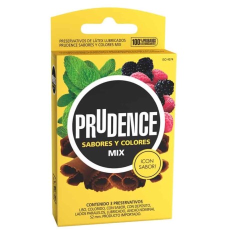 Preservativo Prudence Mix Sabores Preservativo Prudence Mix Sabores