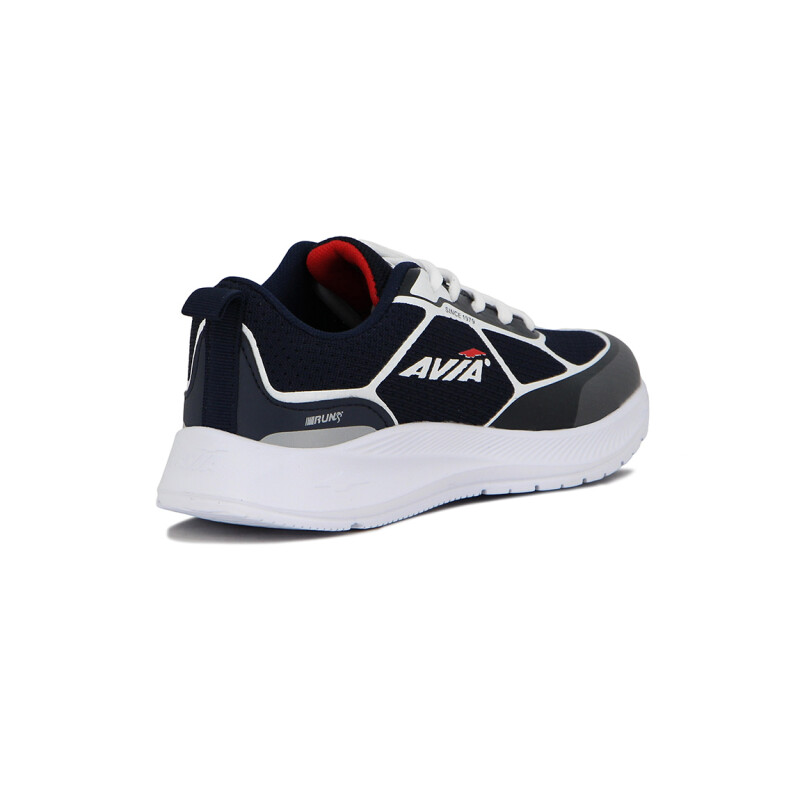 Avia Zapatillas Acordonadas Para Niño Evan- Navy/White Marino-Blanco