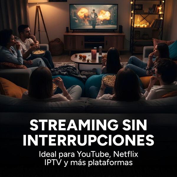 Smart Tv Box Goldtech 32Gb 4Gb Ram 4K Quad Core Android 11 Color Negro