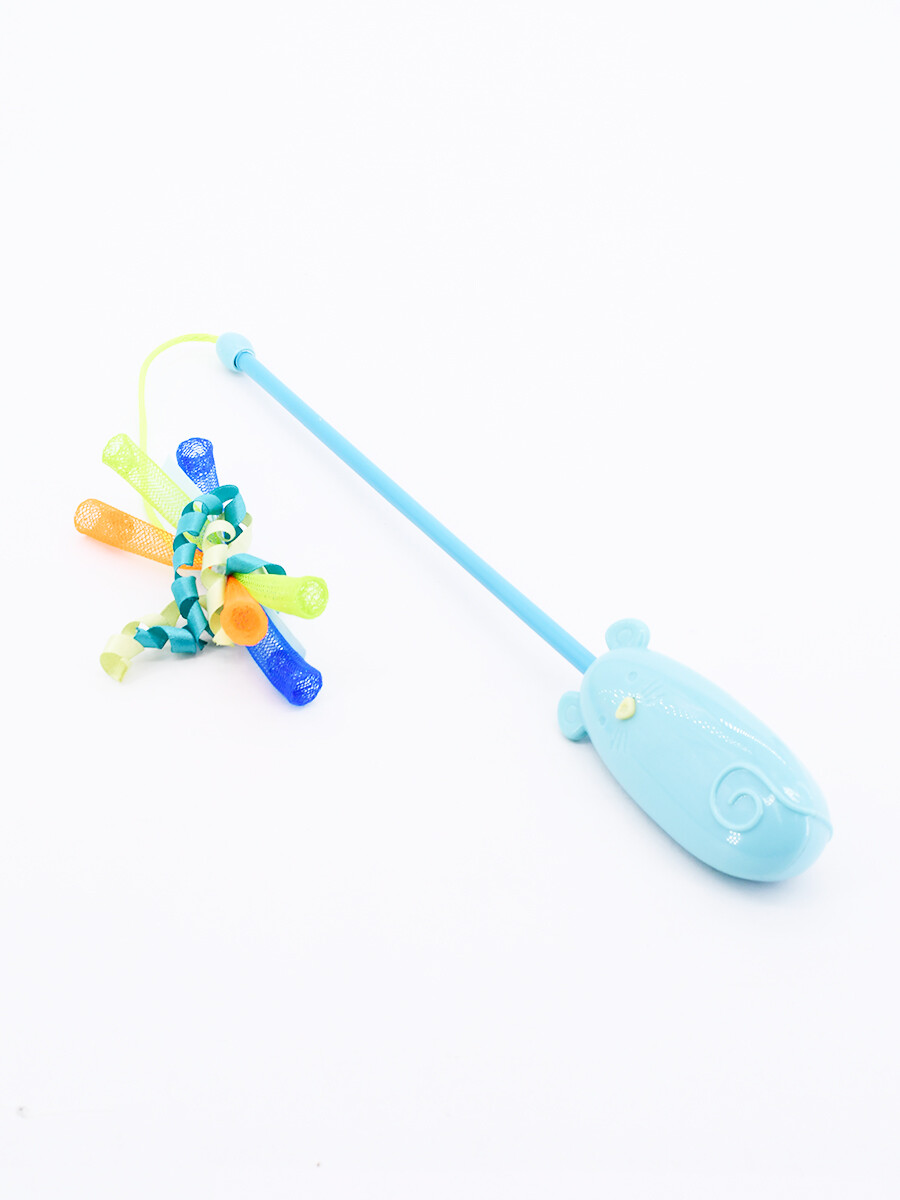LASER PARA GATO CON FORMA - CELESTE (V) 