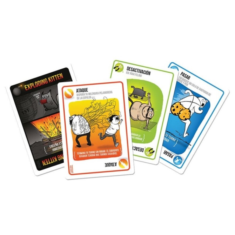Exploding Kittens – Juego de Cartas Estratégico EXPLODING KITTENS