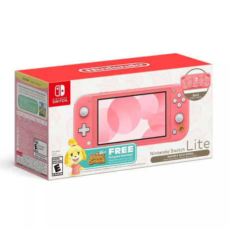 Nintendo Switch Lite: Animal Crossing Edition - Coral Nintendo Switch Lite: Animal Crossing Edition - Coral