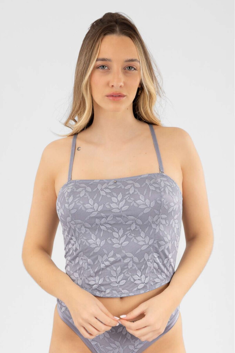 Corset strapless lavanda - Lavander 