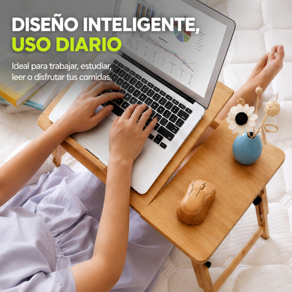 Mesa Bandeja Cama Portatil Madera Desayuno Plegable Notebook Mesa Bandeja Cama Portatil Madera Desayuno Plegable Notebook