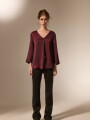 Blusa Litien Cereza Oscuro