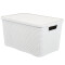 Caja simil ratán 7 lts BLANCO