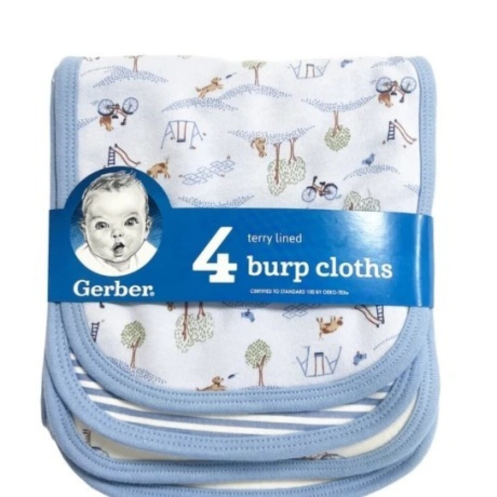 Set x4 babitas provecheros GERBER puppy celeste