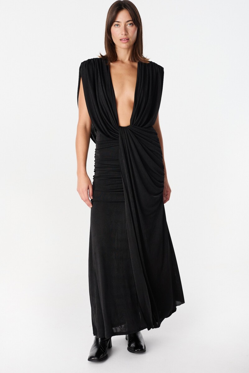 Vestido Largo Gia - Negro 