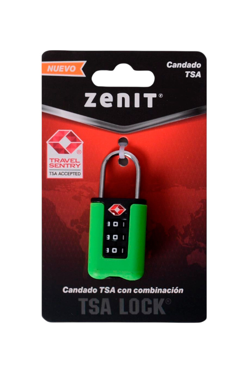 CANDADO TSA VERDE CANDADO TSA VERDE