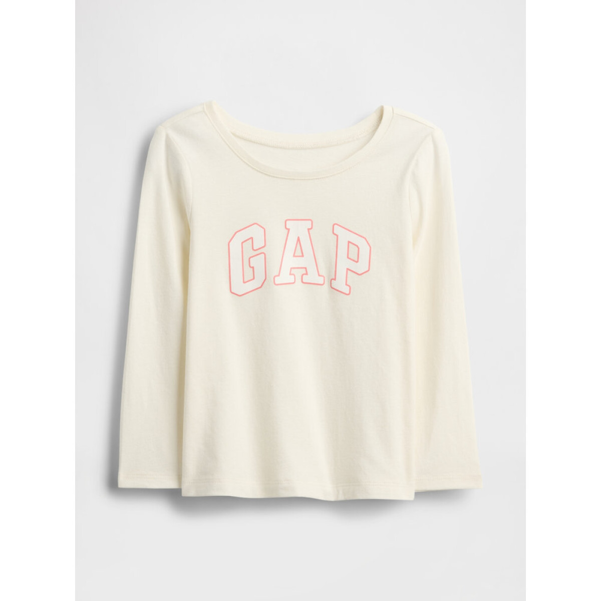 V-FRCH LS LOGO TEE - IVORY FROST 