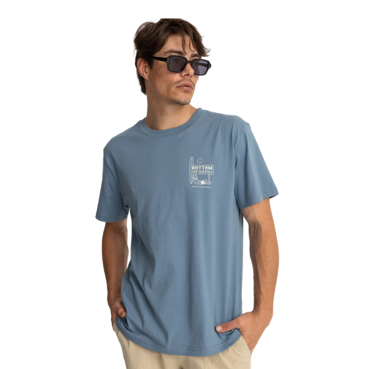 Remera Mc Rhythm Lull Ss T-Shirt - Celeste 