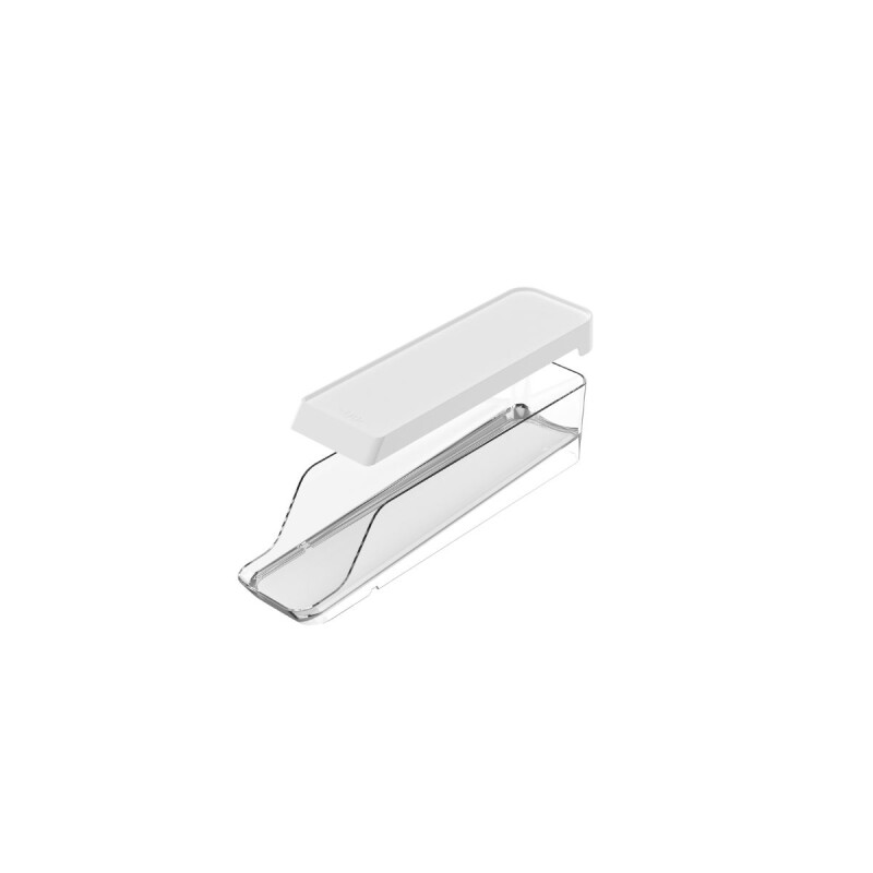 Huevera Organizador de huevos Roll Clear 7 un. Blanco OU Huevera Organizador De Huevos Roll Clear 7 Un. Blanco Ou