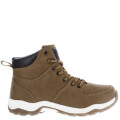 Botas de Niño Croco Kids Botita SANTI acordonada Marrón Camel