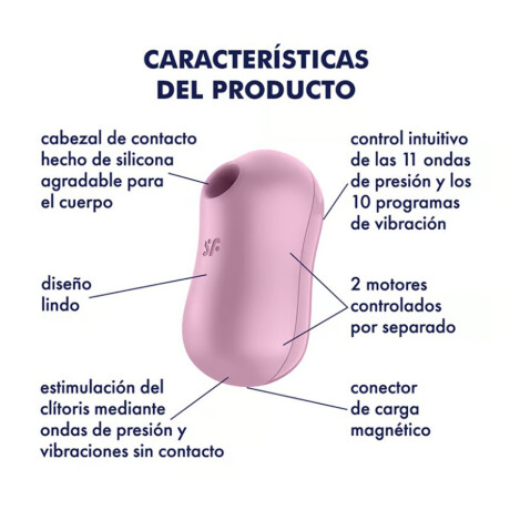 Satisfyer Cotton Candy Air Pulse Vibrador Morado