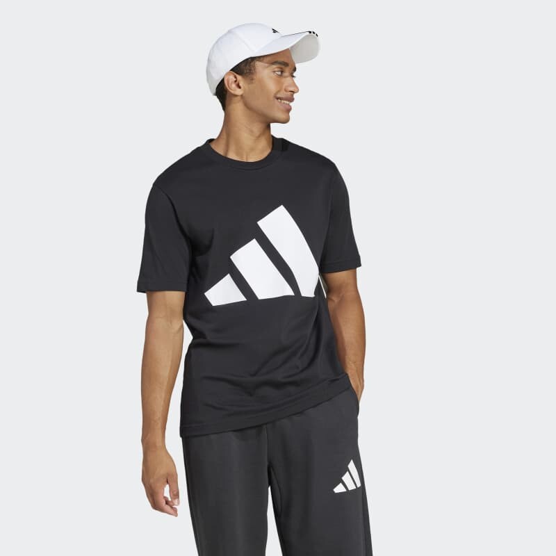 Remera Adidas Essentials Logo Grande Negro