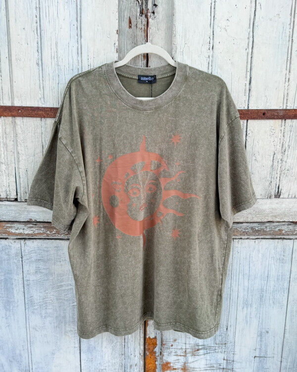 Remeron Sol y luna verde