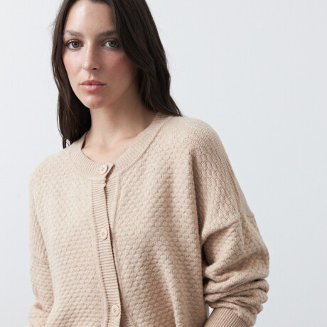CARDIGAN TEODORA Beige Melange