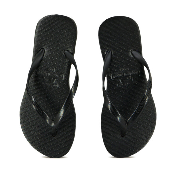 Chanclastropical Brasil Ojota Slim Basic De Mujer - Negro Negro