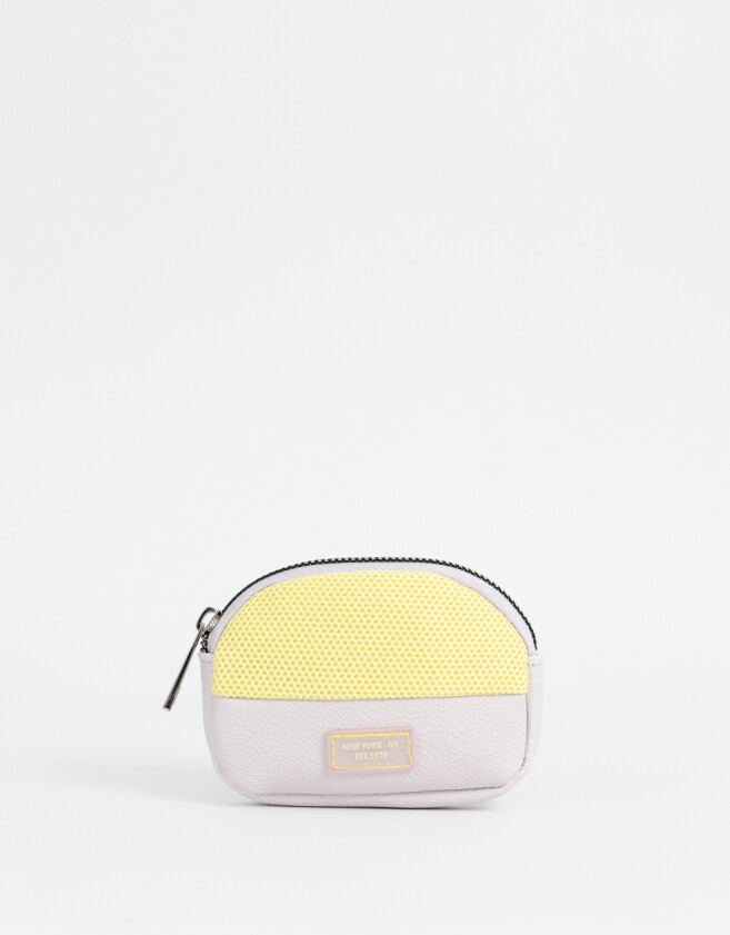 Monederos Color Block Monedero Colorblock - Combinacion Bicolor