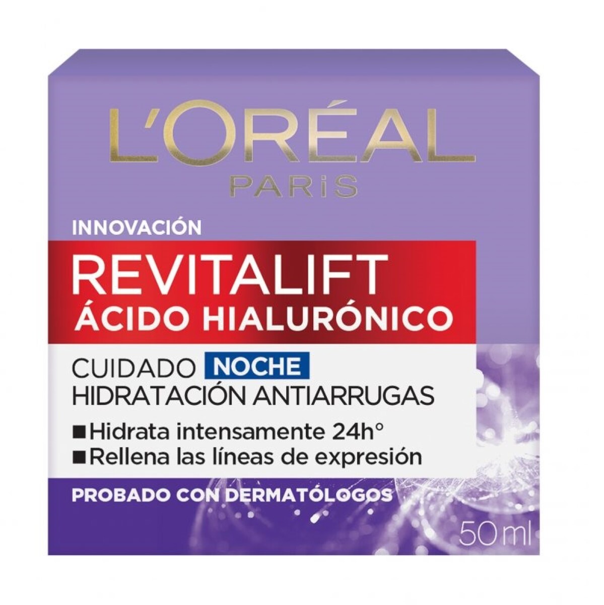 Crema Revitalift ácido Hialurónico Noche 50 Ml. 