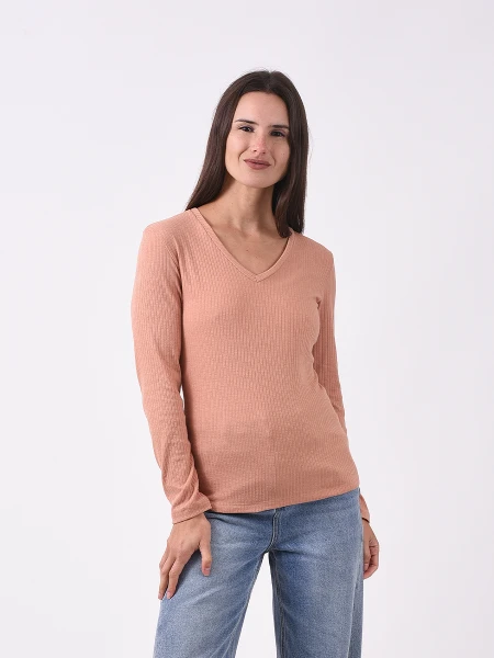 REMERA BASICA MADRID ROSA VIEJO