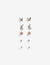 Aros Sets Metal Set De Aros Pasantes Metal Dorado - Dorado
