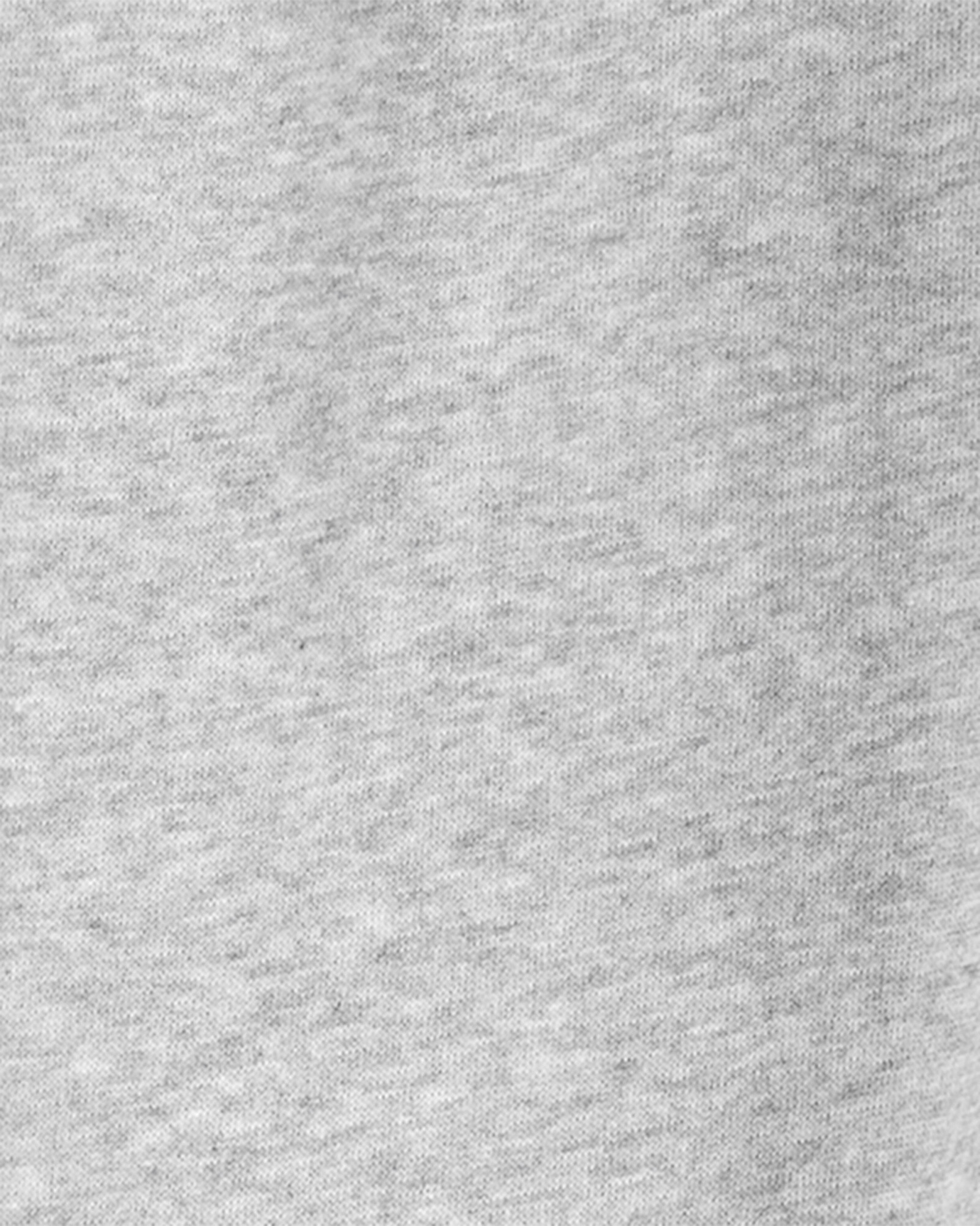Pantalón de algodón, con franja lateral, gris. Talles 6-8 Sin color