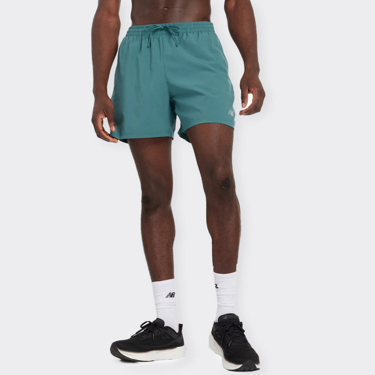 Short New Balance Accelerate 5 Inch - Azul 