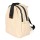 Mochila con Doble Compartimiento y Bolsillo Frontal Canva Crudo