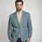 Saco jersey azul