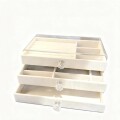 Organizador De Joyas Gamuza Con 3 Cajones Desmontables Organizador De Joyas Gamuza Con 3 Cajones Desmontables