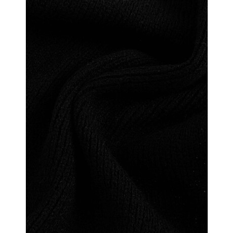 Bufanda Con Tag Negro