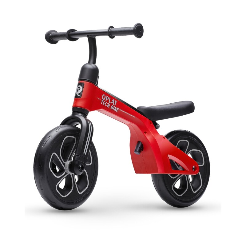Bicicleta de equilibrio sin pedales Qplay Tech Roja