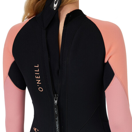 Traje Dama O'Neill Reactor II 3/2mm Coral - Back Zip - Full Coral