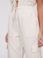 Pantalon Bacarli Beige Claro