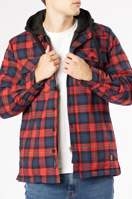 CAMISA MOGNA RUSTY Rojo