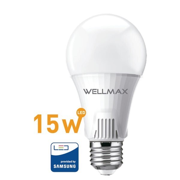 Lampara Led Standard 15W - E27 Luz Cálida Wellmax Lampara Led Standard 15W - E27 Luz Cálida Wellmax