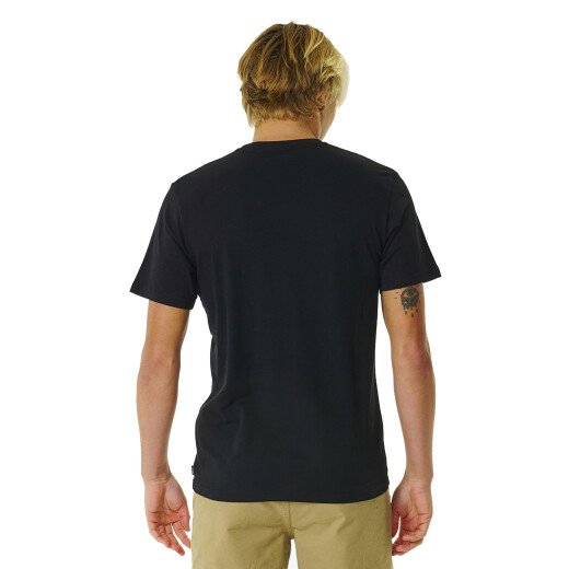 Remera Rip Curl Brand Icon Tee - Negro Remera Rip Curl Brand Icon Tee - Negro