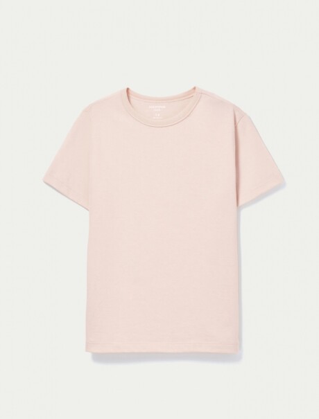 CAMISETA BÁSICA INFANTIL ROSA
