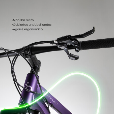 Bicicleta Montaña 26 Cuadro Aluminio Freno Disco 21 Cambios Lavander